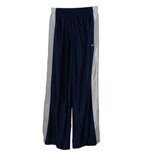Nike Blue Athletic Track Pants Boys Size M 10 12 Pull-on Elastic Waist